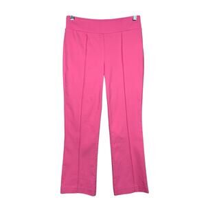 New J McLaughlin Ivy Pants Pink Pull On Stretchy Cropped Women's 2